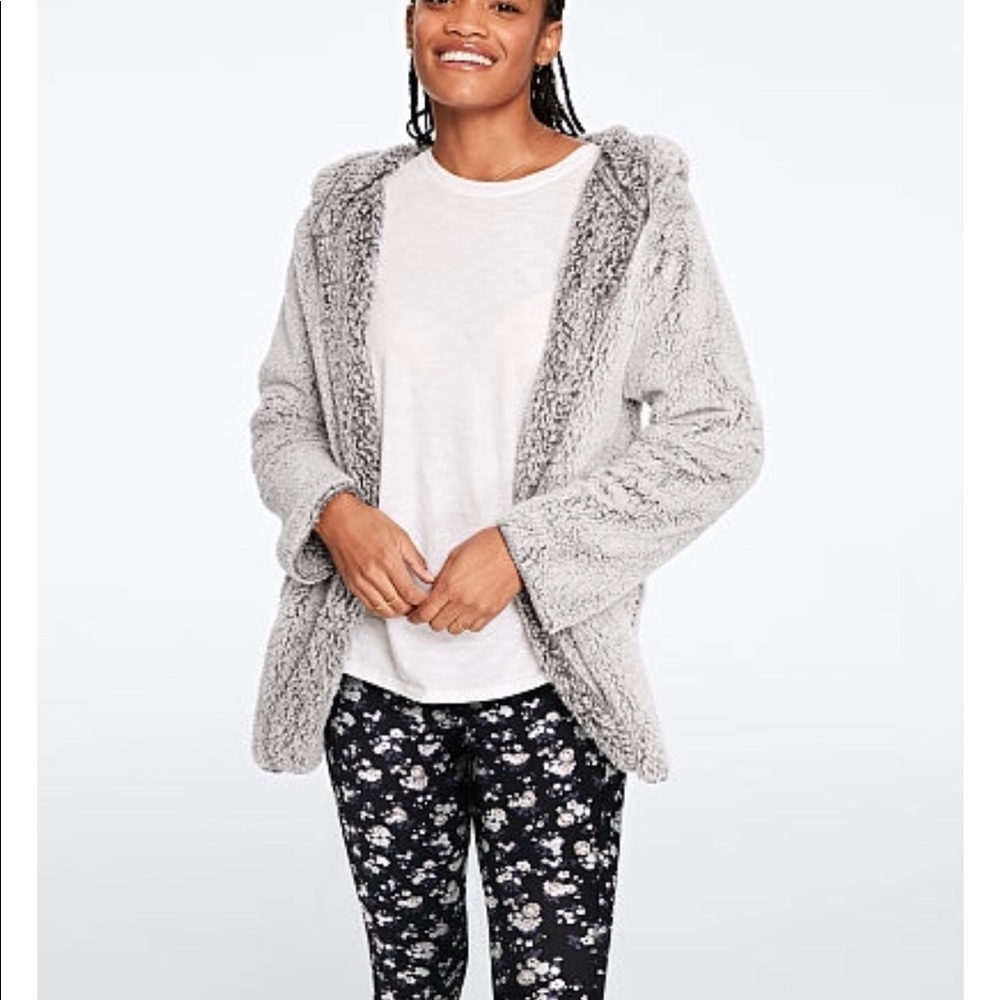 Victoria’s Secret PINK Sherpa Cardigan XS